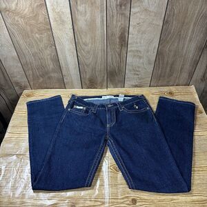 VTG Baby Phat Jeans Women’s Size 13 Bootcut Mid Rise Dark Wash Y2K Denim